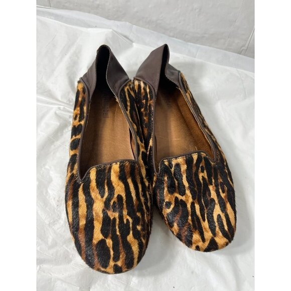 Jeffrey Campbell Women's Size 8M Animal Print Leopard Calf Hair Flats - Picture 1 of 16
